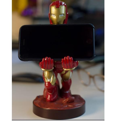 Exquisite Gaming Cable Guys Marvel Avengers Infinity War Iron Man - Supporto per controller di gioco, telecomando, telefono cellulare